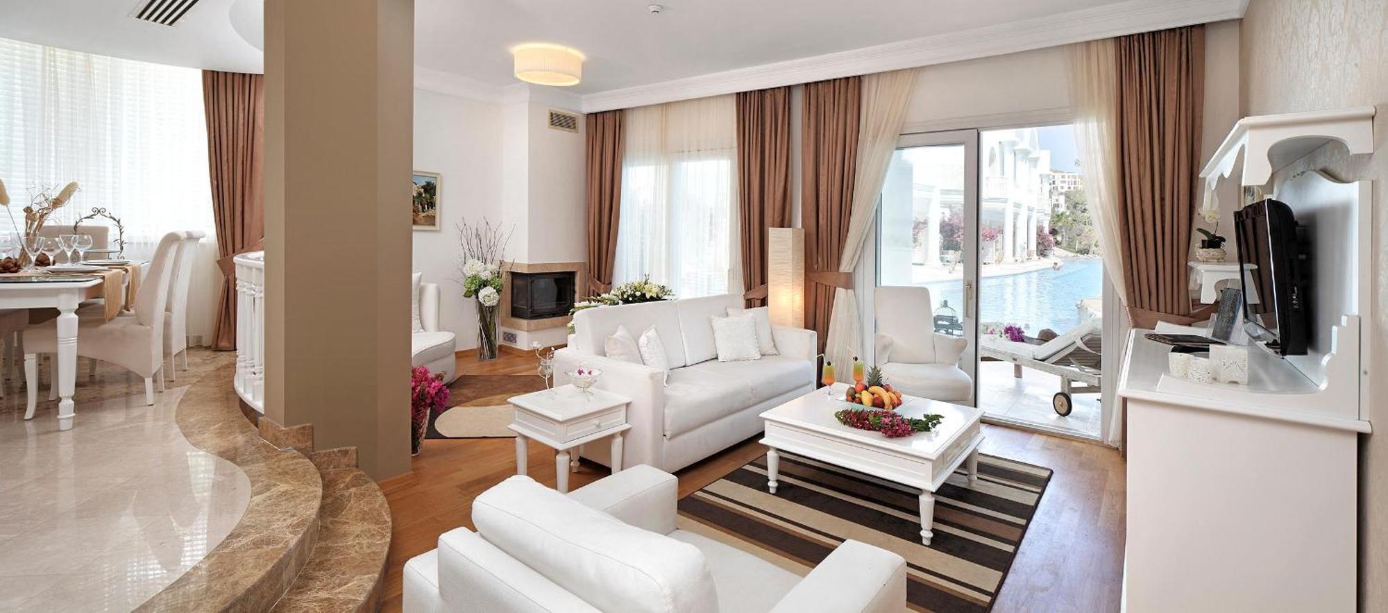 Apartament z widokiem na basen