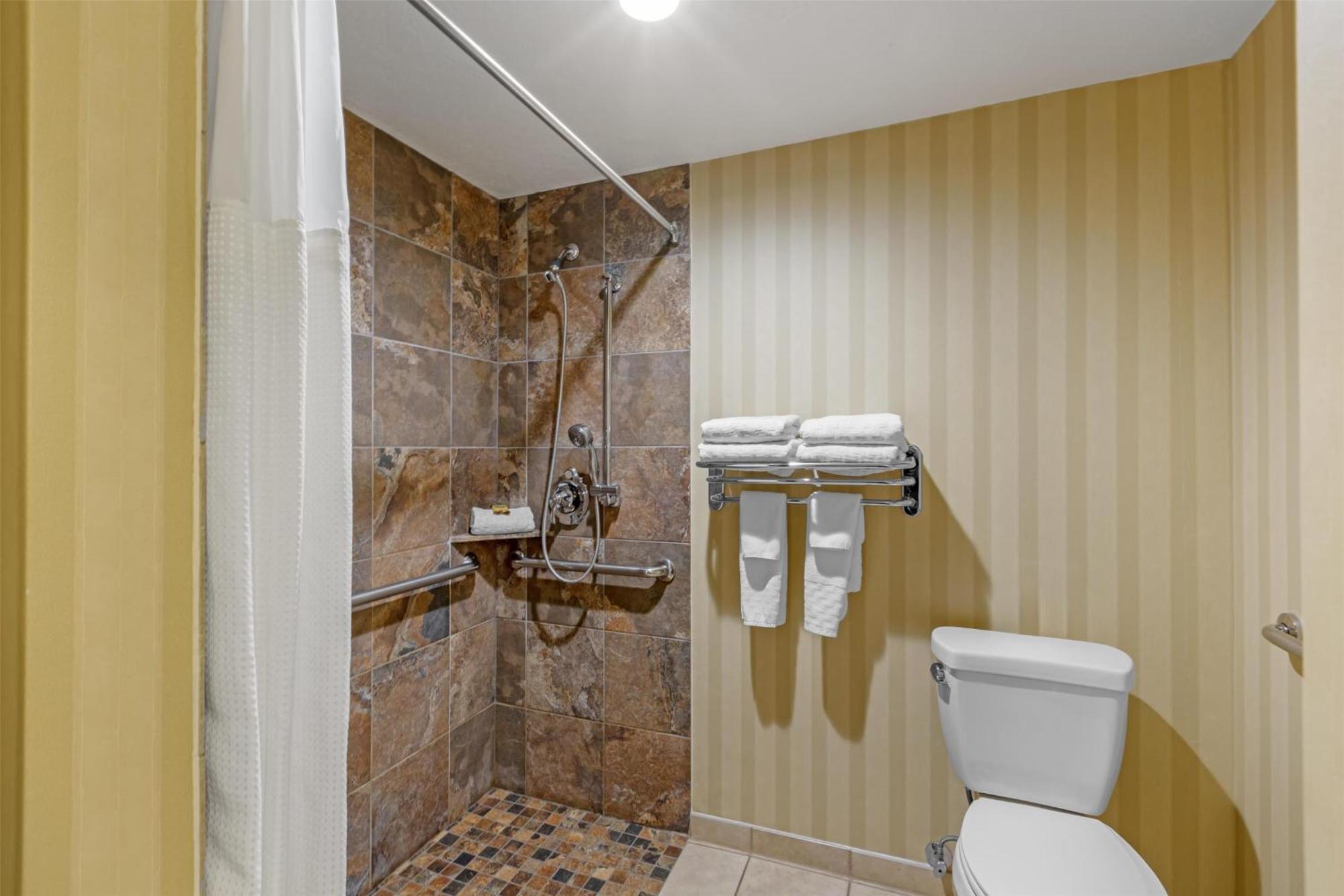 Queen Room Two Queen Beds Roll Shower Disability Access or Non-Smoking