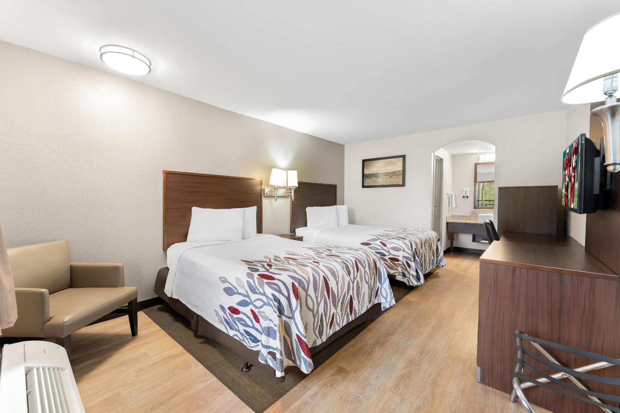 Deluxe Double Room Two Double Beds Disability Access or Roll Shower Non-Smoking