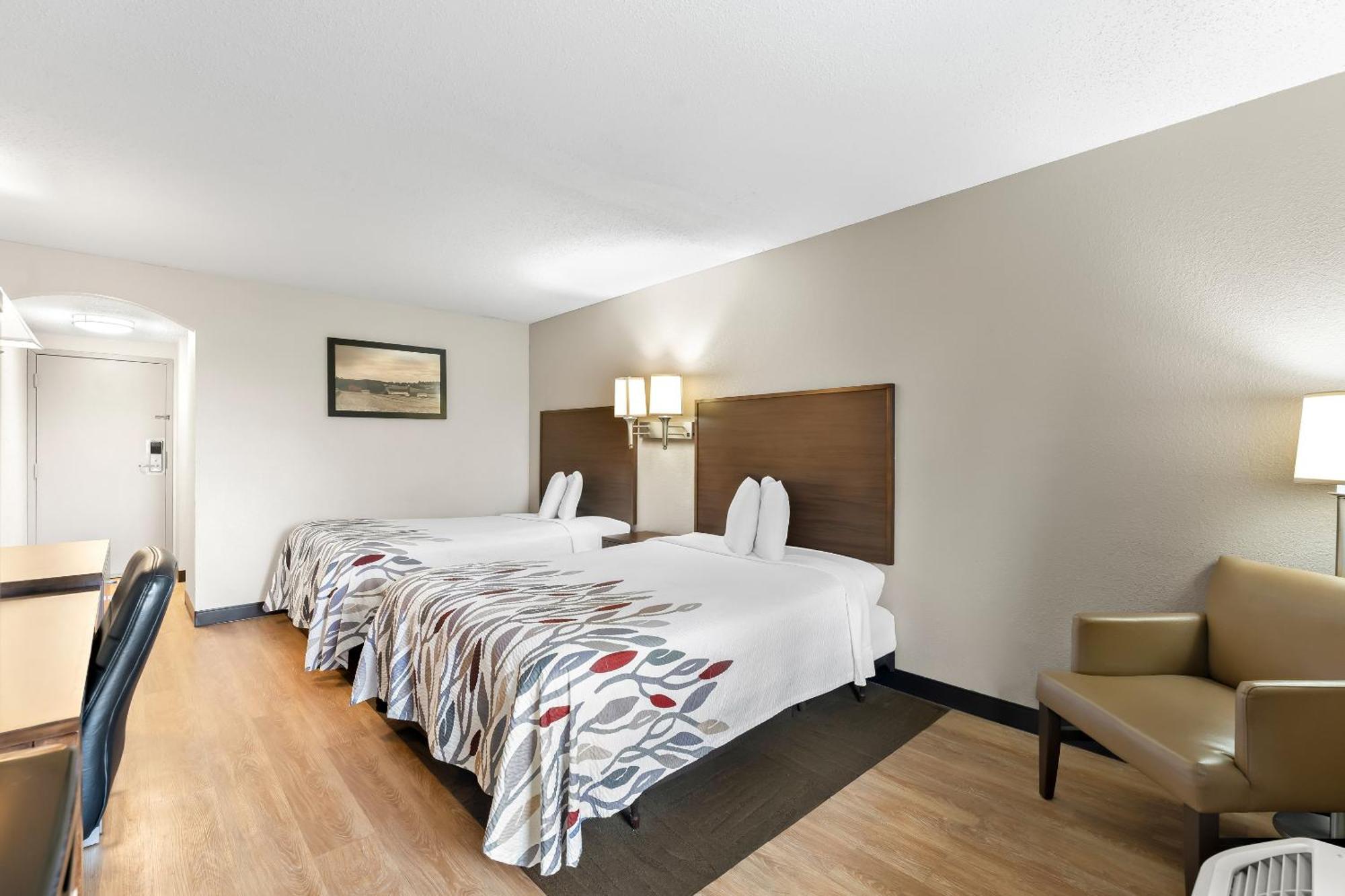 Deluxe Double Room Two Double Beds Disability Access or Roll Shower Non-Smoking