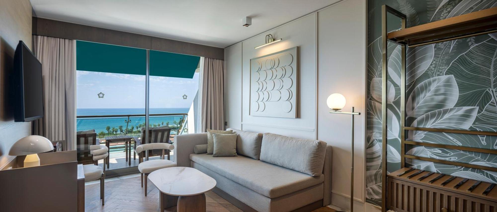 Apartament typu Suite z widokiem na morze