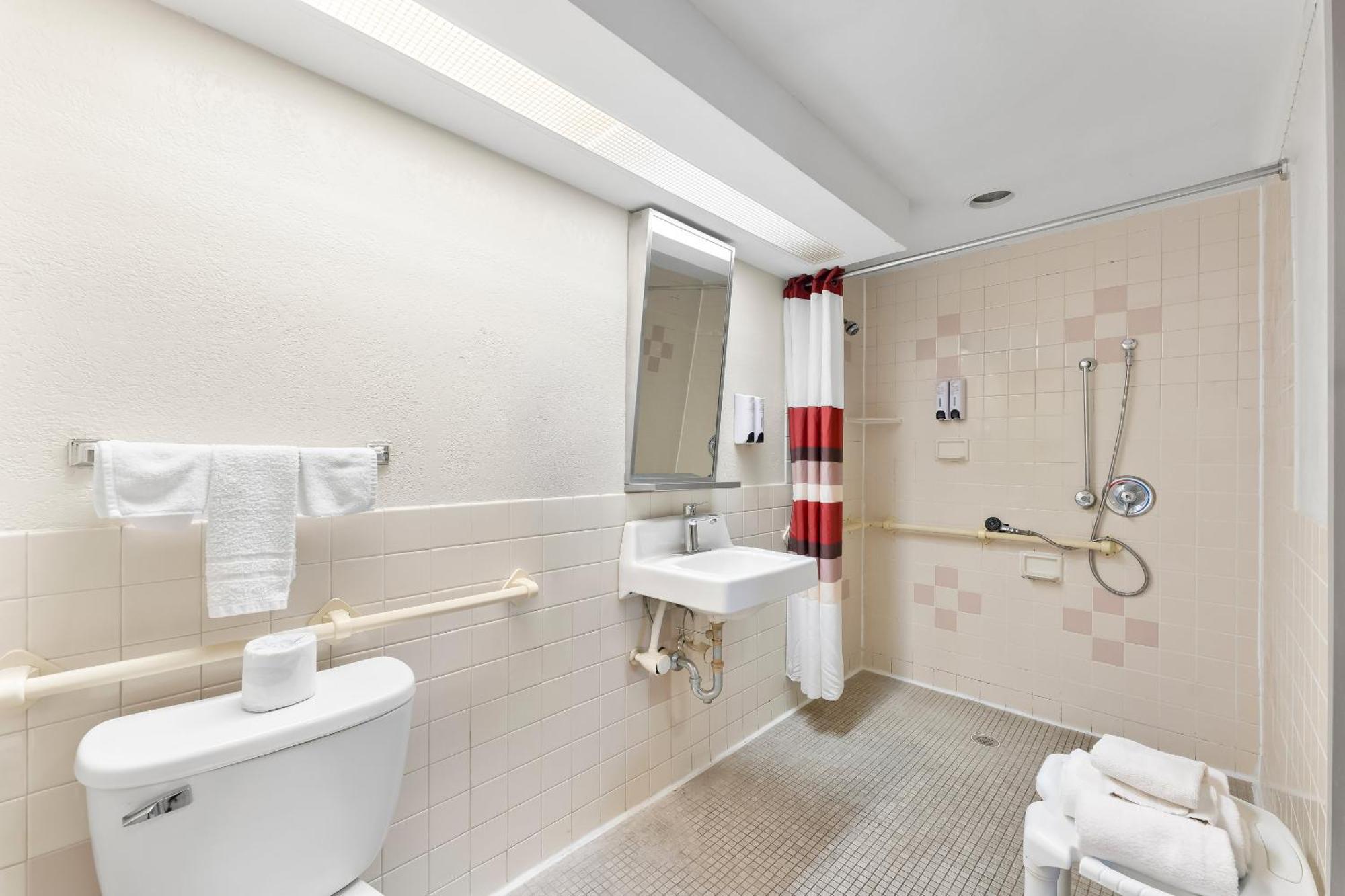 Deluxe Double Room Two Double Beds Disability Access or Roll Shower Non-Smoking