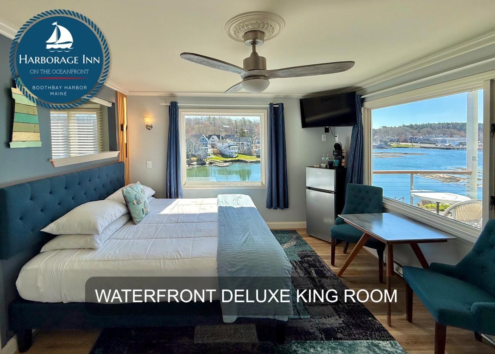 Waterfront Deluxe King Room Balcony