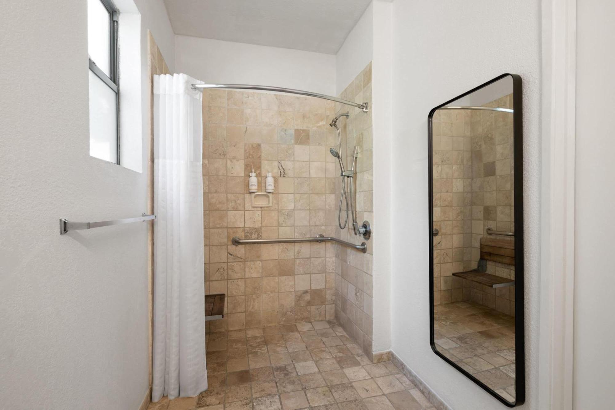 Suite Two Queen Beds Walk Shower Grab Bars Mobility Hearing Accesssible or Non-Smoking
