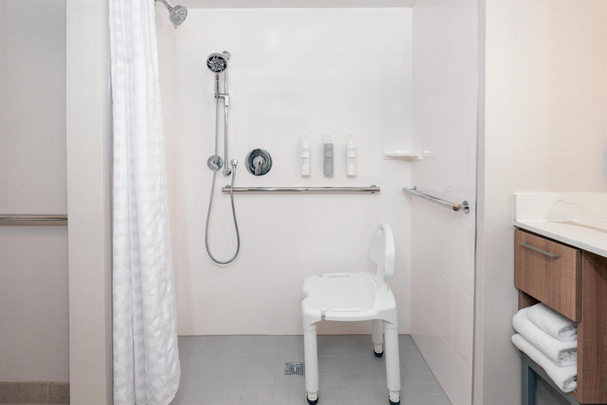 Suite Two Queen Beds Shower Mobility Hearing Access or Non-Smoking