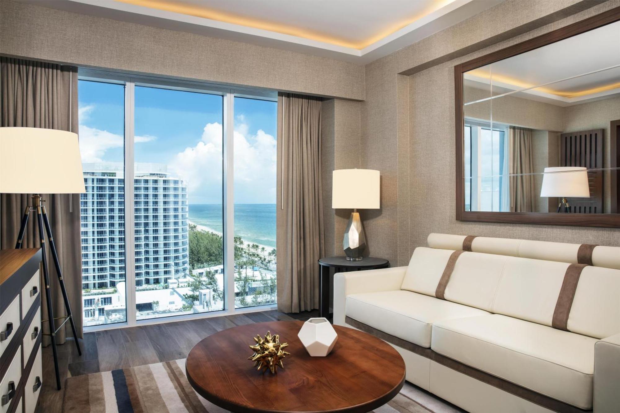 One-Bedroom Suite Partial Ocean View Hearing Access