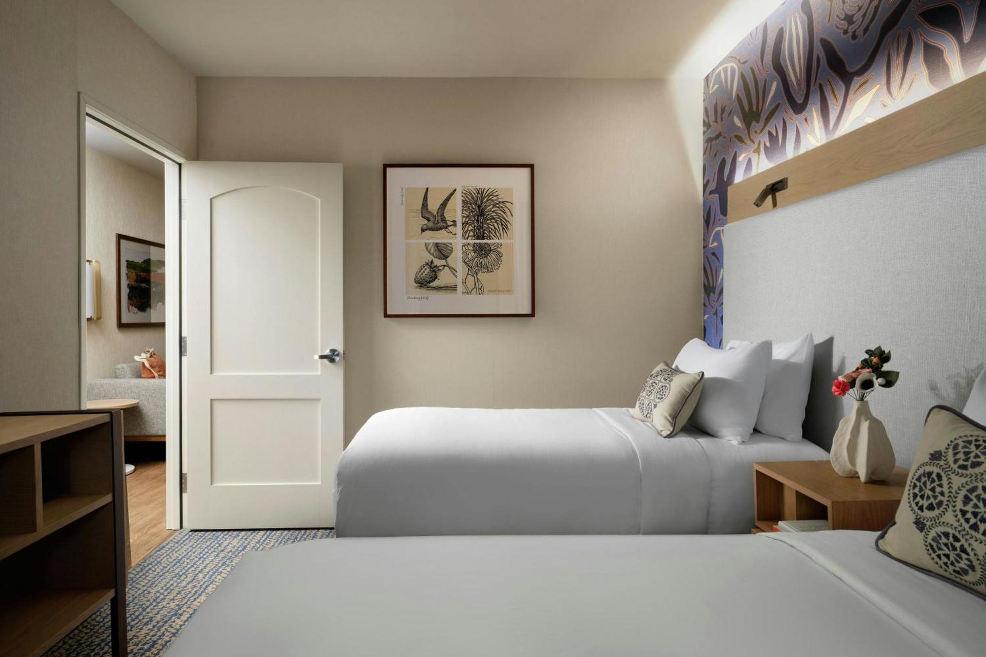 One-Bedroom Family Suite One King Bed Two Single Beds