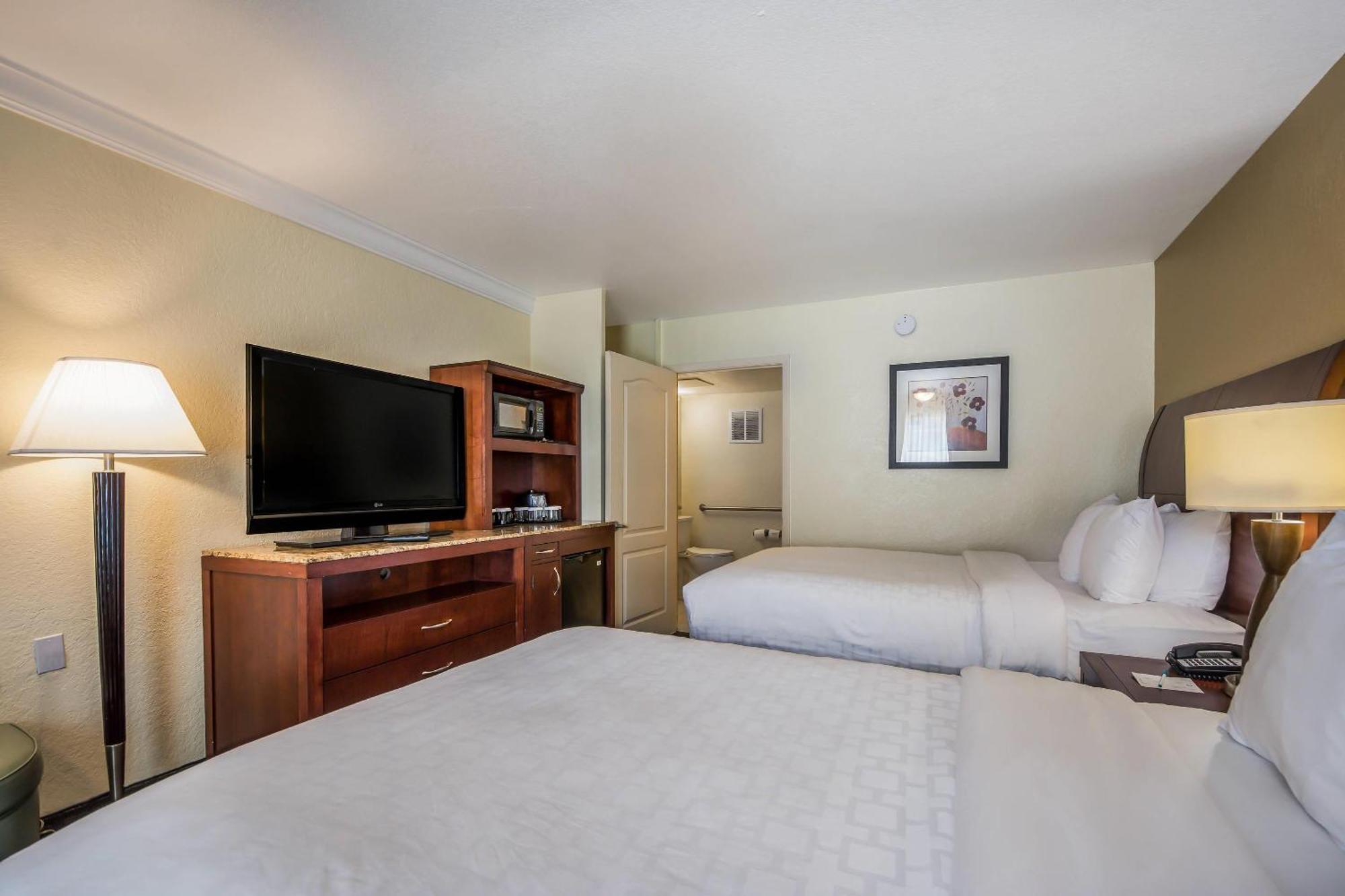 Double Room Two Double Beds Accessible or Non-Smoking