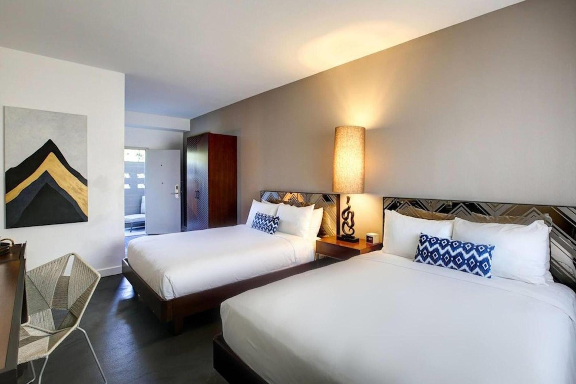 Deluxe Queen Room Two Queen Beds Pool View Non-Smoking
