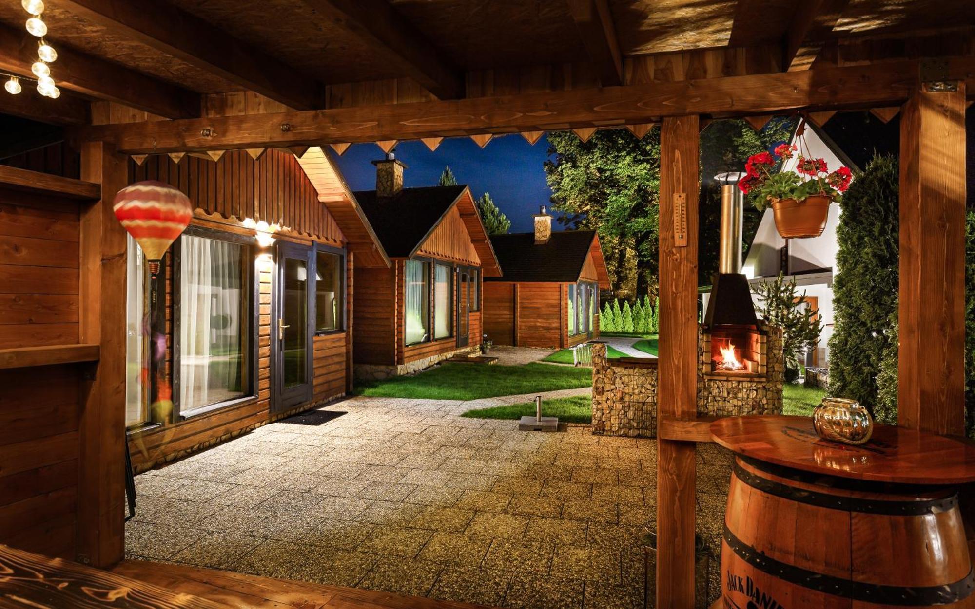 Bungalow z widokiem na ogród