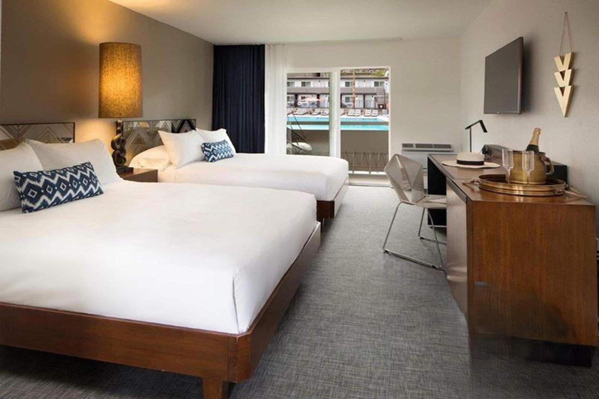 Deluxe Queen Room Two Queen Beds Pool View Non-Smoking