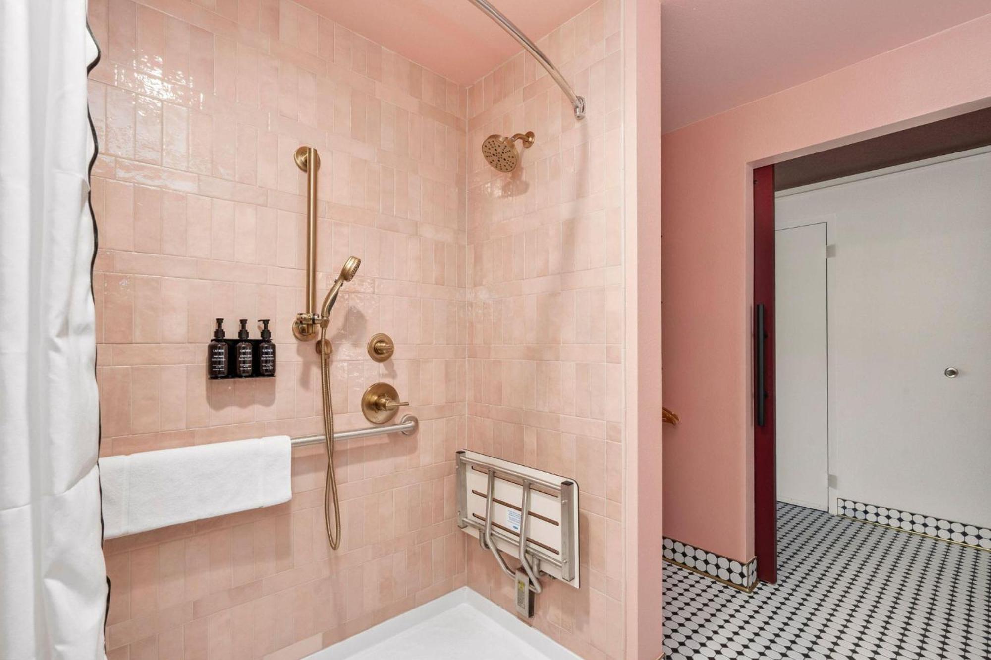 Double Room Two Double Beds Roll Shower Disability Access or Non-Smoking