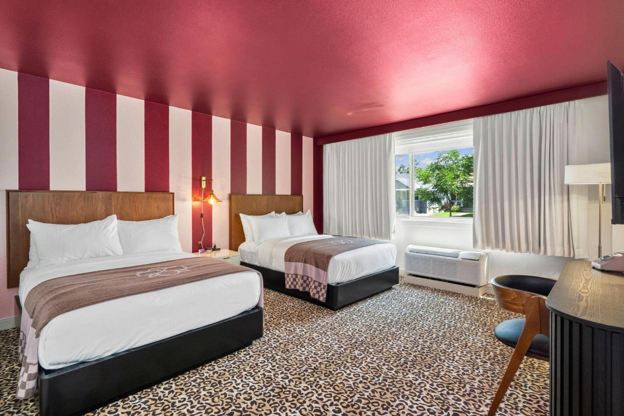 Double Room Two Double Beds Roll Shower Disability Access or Non-Smoking