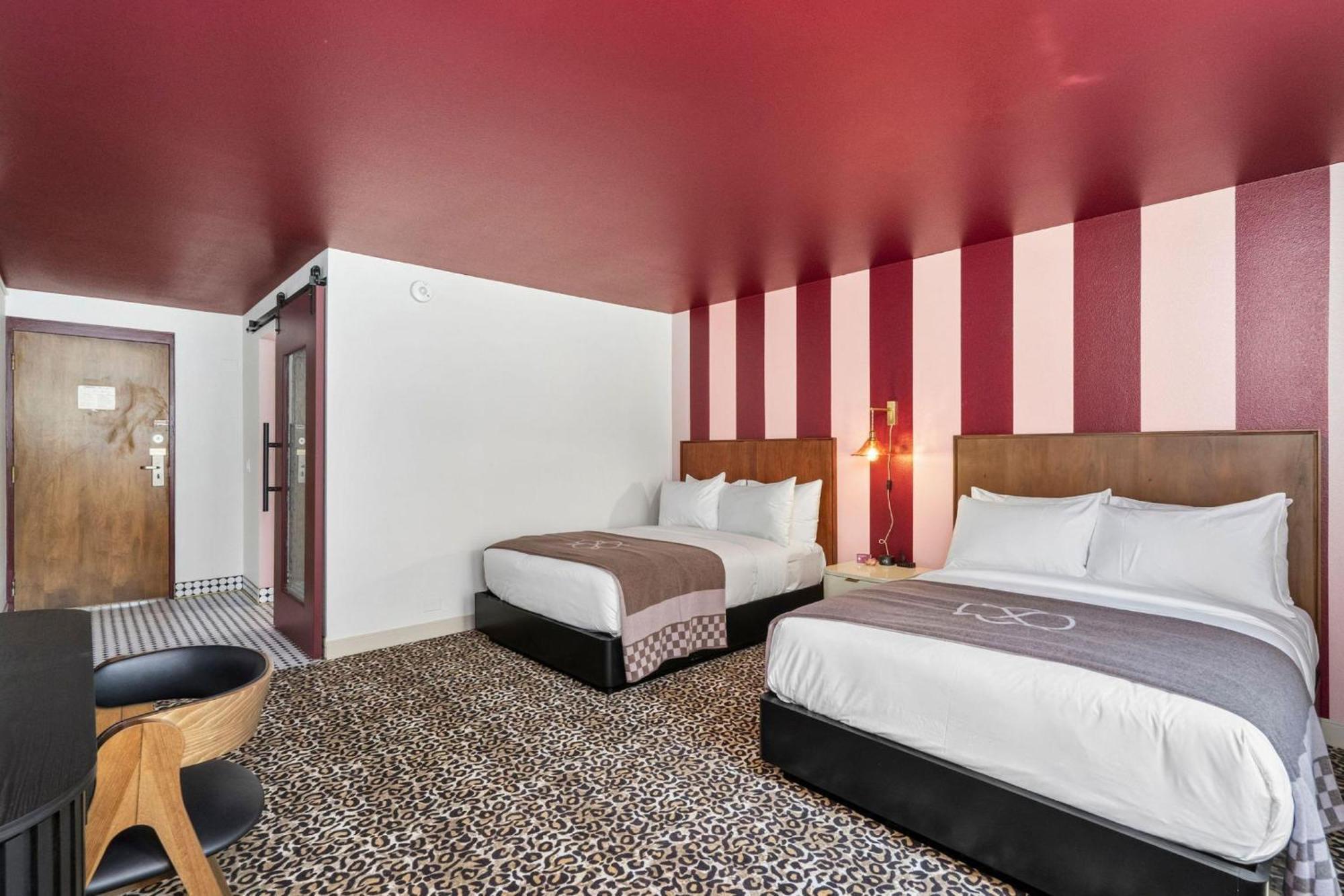 Double Room Two Double Beds Roll Shower Disability Access or Non-Smoking
