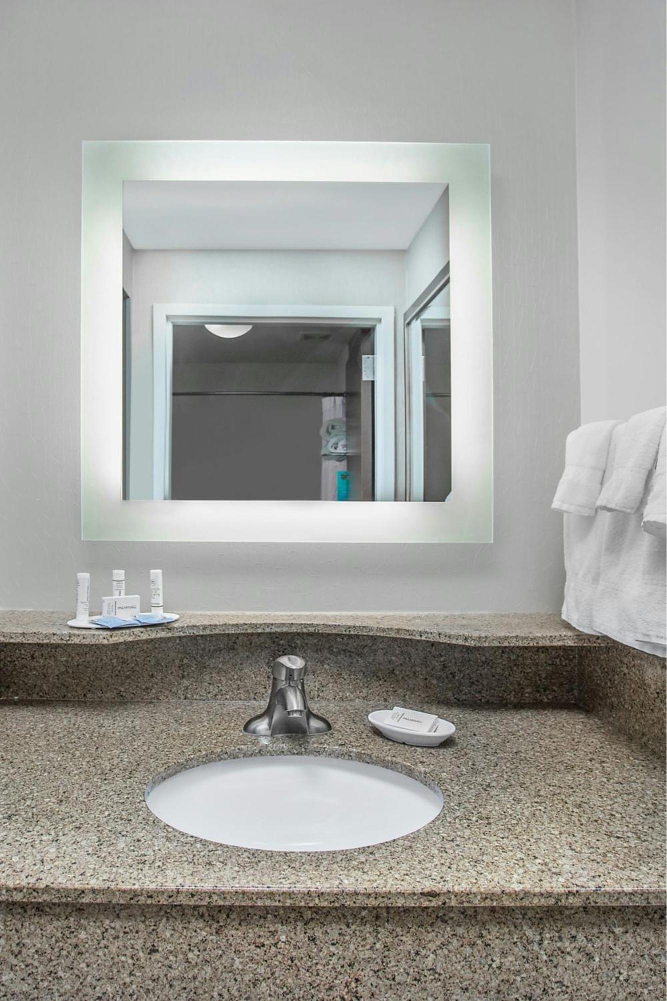 King Suite Bathtub Trundle Sofa Mobility Access or Hearing Accessible