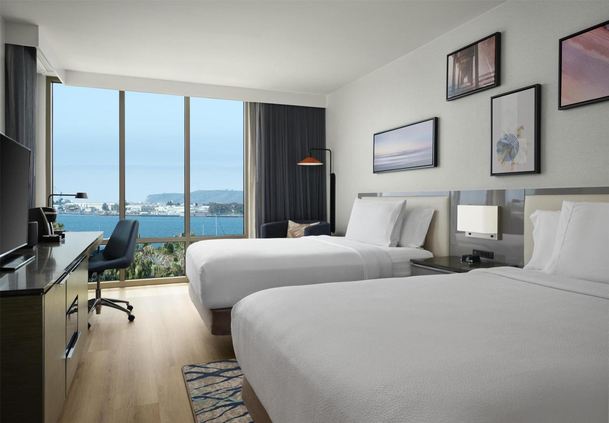 Queen Room Two Queen Beds Harbor View