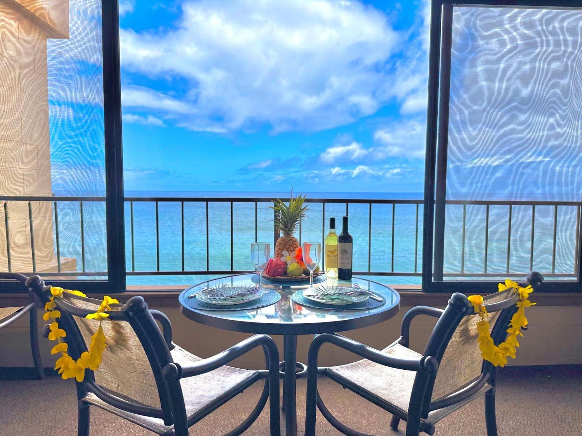 Studio Apartment Balcony Oceanfront View