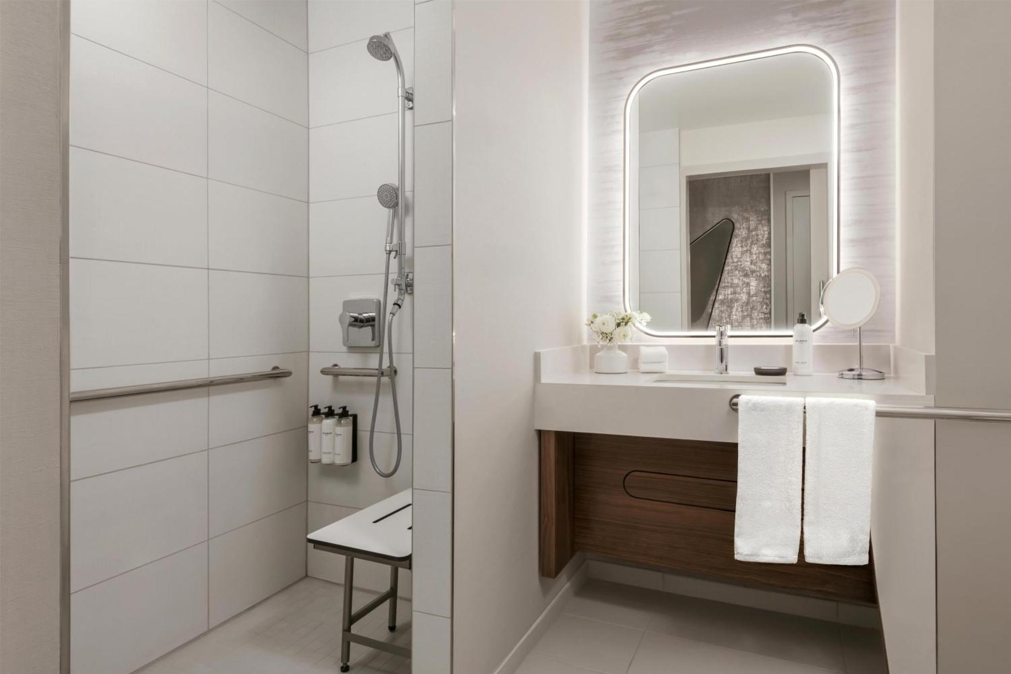 Double Room Two Double Beds Shower Mobility Access