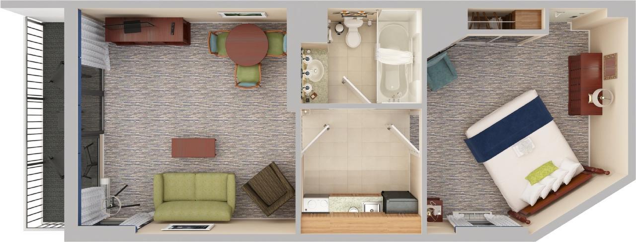 Tower Oceanfront Queen Suite 1 Queen Bed 1 Sleeper Sofa