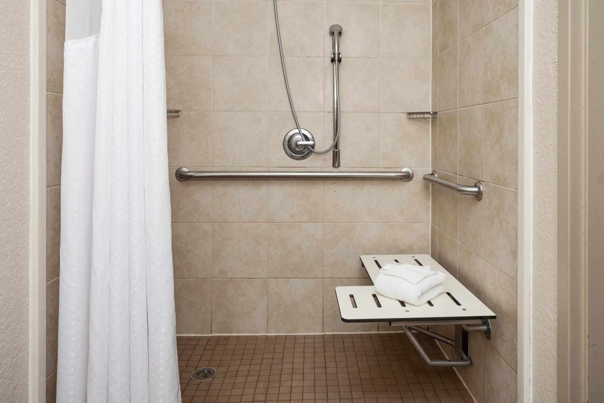 Standard King Room Mobility Accessible Roll Shower