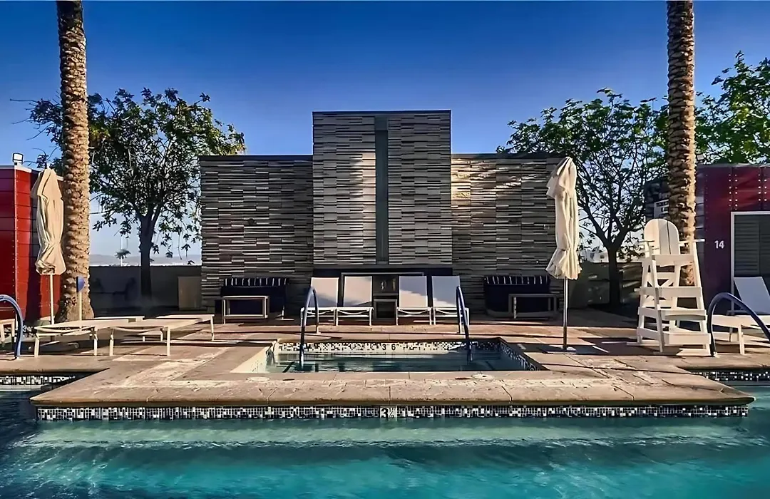 1 Bedroom Balcony Collection Living Room&Jet Tub Bath - StripSuite Palms Place Hotel, Resort&Casino - NO RESORT FEE-1