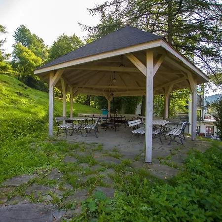 Farys - centrum Krynicy na wzgórzu wśród ciszy ze wspaniałymi tarasami widokowymi, sauna, jacuzii, siłowna, prywatny parking-2