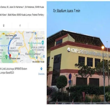 Hartamas Hotel Large Suite Room With 2 Queen Bed-3