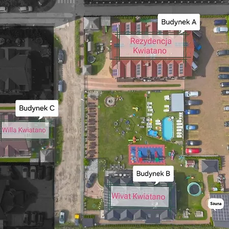 Willa Kwiatano - Plac zabaw&Jacuzzi&Basen&Sauna - Budynek C-2