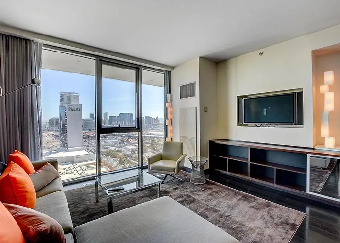 Luxury Studio Strip View No Resort Fee Palms Place Las Vegas