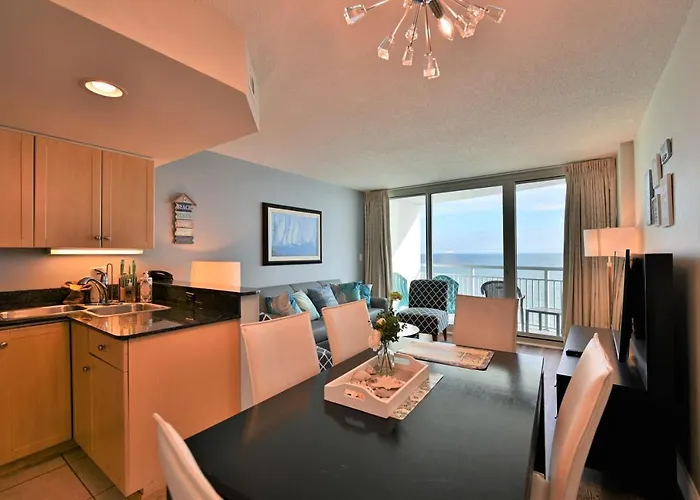 Luxury 2 Bedroom 2 Bathroom Ocean Front Condo On The 12Th Floor For 8 Myrtle Beach