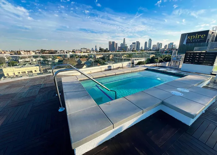 Aparthotel Luxury La Penthouse Prime Location Min From Hollywood And Downtown Los Angeles