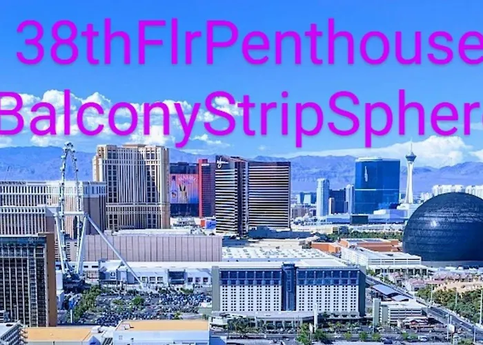 Mgm Signature Top Floor 1 Bedroom 2 Ba Penthouse With Balcony, Strip And Sphere Views Las Vegas