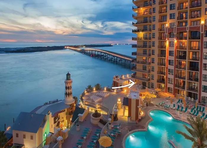 Aparthotel Bright, Corner Unit With Incredible Gulf And Sunset Views! Destin