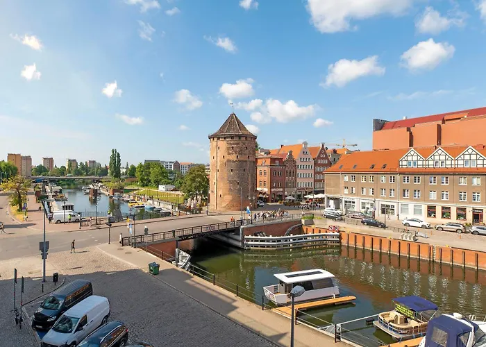 Apartments By The River In Gdansk With Pool, Sauna & Gym By Noclegi Renters