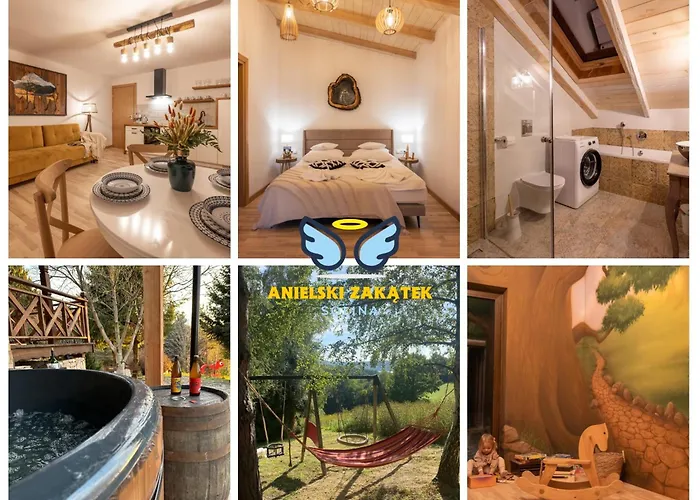 Anielski Zakątek Solina - balia z jacuzzi i sauna w cenie pobytu