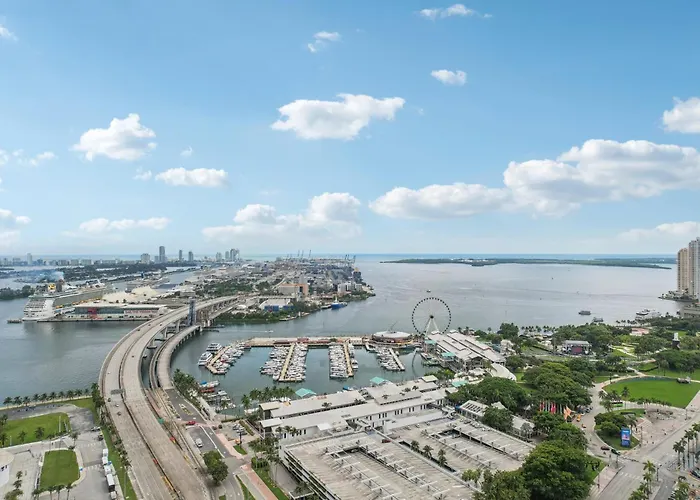 Aparthotel Stunning Lux 2 Bed 2 Bath With Panoramic View From Balcony Miami