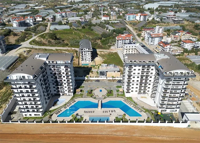 Aparthotel Sifir Muhtesem Havuzlu Aileye Oezel 1E1 Rezidans Alanya