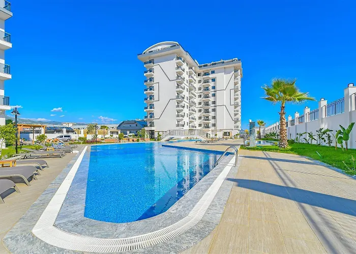 Aparthotel Sifir Muhtesem Havuzlu Aileye Oezel 1E1 Rezidans Alanya