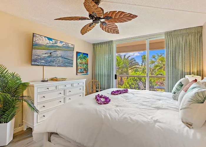 Maui Banyan Studio, King Bed, Steps To Kam2 Beach Wailea 