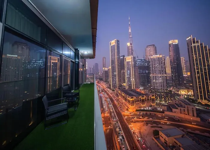 Aparthotel Amazing Burj Khalifa Views With Highest Infinity Pool Dubaj