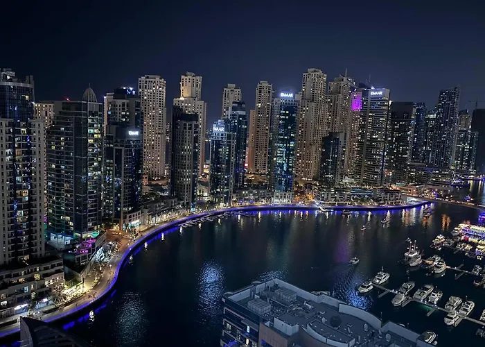 Full Marina View Luxury Guest Suite Private Pool Adult Only,No Halal Dubaj