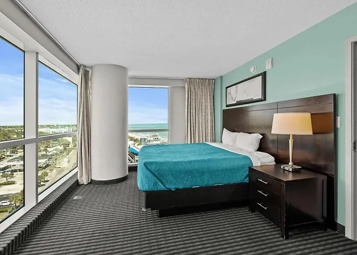 Glass Wrapped Around Corner Unit Unbeatable View Myrtle Beach