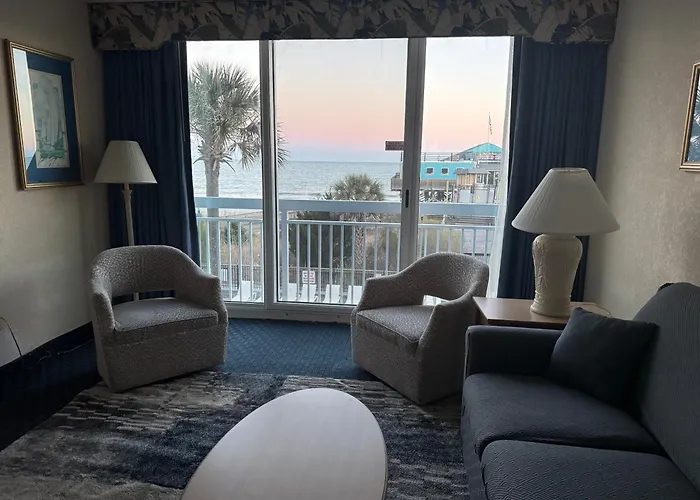 Enjoy & Relax Ocean Front King Apartment With Bunks Myrtle Beach