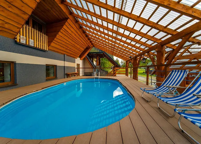 DW Pod Jaworami - jacuzzi, sauna na wyłączność, latem basen podgrzewany Białka Tatrzańska