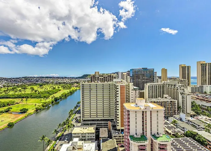 A Homie Getaway! Double Bed Studio With A View Honolulu