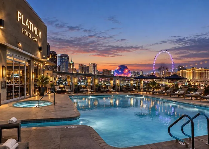 Luxury 1Bd/1Bth Suite At Platinum Hotel *Strip View Las Vegas
