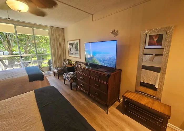 Resort Retreat Studio-Walk To Beach, Shops, Dining With Ac, Wifi Wailea 